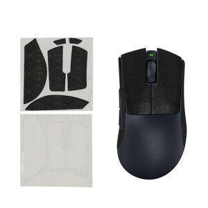 kwmobile �}�E�X�O���b�v Razer DeathAdder V3 Pro�Ή� �O���b�v�e�[�v - ����~�� �J�b�g�� ����0.5mm ���F/���F ���F / ���F