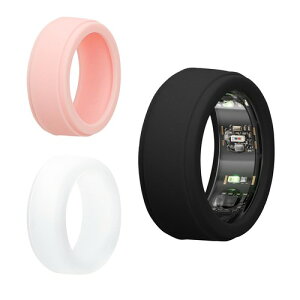 kwmobile 3x �J�o�[ Oura Ring Gen 3 - S size 6 7 8 9 10�Ή� �P�[�X - �X�}�[�g�����O �ϏՌ� ���h�~ �V���R�� ���F/�A���e�B�[�N�s���N/���� ���F / �A���e�B�[�N�s���N / ����
