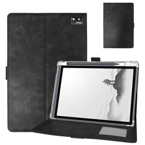 For iFLYTEK AINOTE Air 2 �d�q�y�[�p�[ �P�[�X HVUYAL ���X�^���h�@�\�t�� �蒠�^�P�[�X����PU ���U�[ �S�ʕی�^ ���y�� �����h�~ �ϋv��iFLYTEK 8.2�C���`�p �X�}�[�g�J�o�[ �u���E�� / �u���b�N