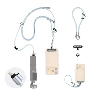 [KF CONCEPT] �l�b�N���X�X�g���b�v Osmo Pocket3�p �X�}�z�p �[�d�P�[�u������ �u���[ �[�d�P�[�u������