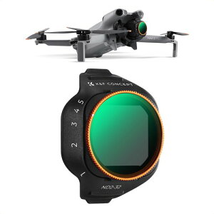 KF CONCEPT DJI Mini 5 Pro�p��ND�t�B���^�[ ND2-ND32 ND�t�B���^�[ �����֗� �����ʒ��� AGC���w�K���X �����t�B���^�[ 28�w�i�m�R�[�e�B���O �����h�� ND32-512