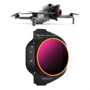 KF CONCEPT DJI Mini 5 Pro�p��ND�t�B���^�[ ND2-ND32 ND�t�B���^�[ �����֗� �����ʒ��� AGC���w�K���X �����t�B���^�[ 28�w�i�m�R�[�e�B���O �����h�� ND32-512
