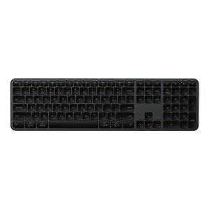 Satechi Slim EX3 ���C�����X�L�[�{�[�h Bluetooth 2.4GHz �V���o�[ / �X�y�[�X�u���b�N EX1 4-in-1�ڑ�