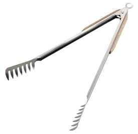 キャプテンスタッグ(CAPTAIN STAG) バーベキュー BBQ用 パスタトング ウッドグリップ 35cmUG-3231 パスタトング 35cm