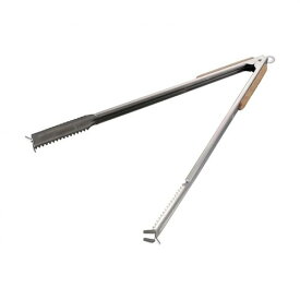 キャプテンスタッグ(CAPTAIN STAG) 2WAY ダッチオーブン 炭バサミ リッドリフター 45cm ステンレス製 UG-3256 2WAYダッチオーブン炭バサミ 45cm