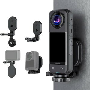 JJC DJI Osmo 360 Insta360 X6 X5 X4 Air �}�O�l�b�g�}�E���g Osmo Pocket 4 ���C�}�E���g 1/4-20�l�W ���͎��C ���萫 �p�x���R���� �g�ѕ֗� Osmo Pocket 3 Insta360 X6 X5 X4 X3 X2 DJI Osmo 360 II Action 6 5 Pro GoPro Hero