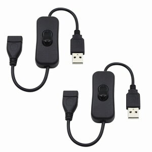 �uYFFSFDC�v USB A �I�X ���X �����P�[�u�� 30cm ON/OFF �X�C�b�`�t�� USB �d���X�C�b�` LED�X�g���b�v�p ���d�E�[�d�̂� �d���R�[�h ��(2�{����) �Z�b�g5