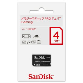 サンディスク ・ メモリースティック PRO Duo Gaming 4GB NEWパッケージ版 (品)