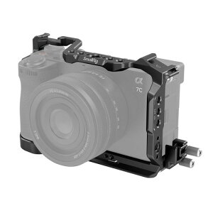 SmallRig ��7C II/7CR�p�J�����P�[�W�L�b�g �A���J�N�C�b�N�����[�X�v���[�g���� �ꕔ1/4-20��M2.5�l�W�ŌŒ� 4422