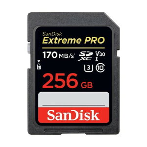 SanDisk �T���f�B�X�N Extreme Pro SDXC 256GB �J�[�h UHS-I ������U3 V30 Class10 4K�Ή�[���s�A���i]