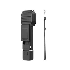 SmallRig DJI Osmo Pocket 4�p�ی�J�o�[�P�[�X�L�b�g�A�n�[�h�V�F���ƃV���R�����A���h�~�t���J�o�[�{�f�B�W���o���X�N���[���O���b�v�n���h���A�X�g���b�v�t�� - 6005