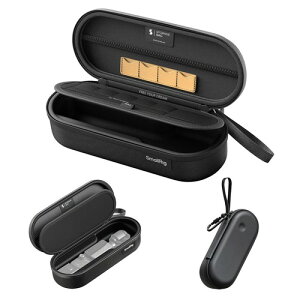SmallRig DJI Pocket 4/3�p�L�������O�P�[�X�A�ϏՌ��E�h�H�d�l�A�J�����ƃA�N�Z�T���[�����[�ł���X�g���b�v�t���I�[���C�������|�[�^�u���L�����[�o�b�O�ASD�J�[�h�A�t�B���^�[�A�P�[�u��