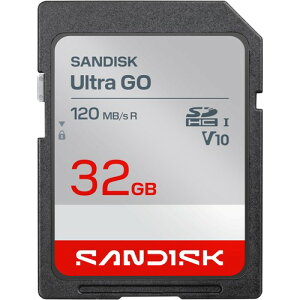 SanDisk �T���f�B�X�N SD SDHC �J�[�h 32GB Ultra GO Class 10 UHS-I U1 V10 �Ǎ����x 120MB/s SDSDUGN-032G-GN6IN