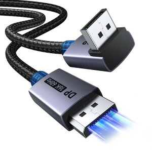 UGREEN DisplayPort�P�[�u�� 90�x���p 80Gbps 16K60Hz DP2.1 �A���~�� 2M/3M