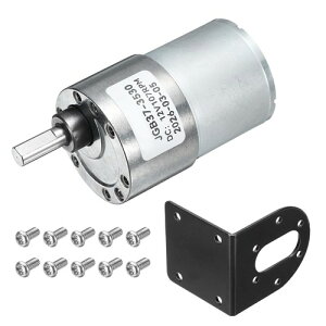 PATIKIL DC12V 107RPM ���g���N DC�M���[�u���V���X���[�^�[ 8.2W �}�C�N�������M���[�{�b�N�X�p JGB37-3530