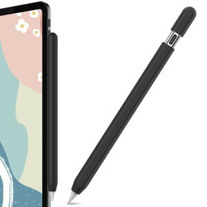 AhaStyle �����^ Apple Pencil USB-C �V���R���ی�P�[�X ����~�� 2023�݂̂ɓK�p �P�F �s���N / �u���b�N USB-C�p�V���R���P�[�X
