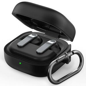 AhaStyle Galaxy Buds4/Pro �P�[�X �J���r�i�t�� �ϏՌ� �V���R�� �u���b�N / �~�b�h�i�C�g�u���[ / ���x���_�[