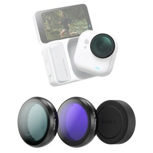 SMALLRIG GO Ultra ND8 CPL �t�B���^�[�L�b�g Insta360 GO Ultra�p �X�i�b�v�I���f�U�C��