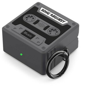 AhaStyle �J�Z�b�g�e�[�v�P�[�X Galaxy Buds4/Pro�p �ϏՌ��V���R�� �J���r�i�t�� �I�����W / �u���b�N