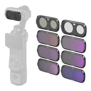 SmallRig Insta360 Luna Ultra�A�N�Z�T���[�pND CPL �u���b�N�g�U�t�B���^�[�L�b�g�A8�p�b�N 6687 ND8 16 32 64 128 256CPL�u���b�N�~�X�g
