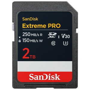 SanDisk 64GB/128GB/256GB/512GB Extreme PRO SD UHS-I�J�[�h UHD �t��HD U3 V30 �ő�250MB/�b�̓ǂݎ���120MB/�b�̏������݁B4K SDSDXXJ-128G-GSCIN�B �ő�250MB/�b�̓ǂݎ�葬�x��170MB/�b�̏������ݑ��x 1TB 2TB SDXC
