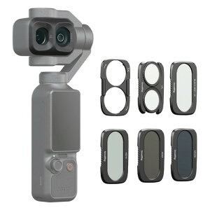 SmallRig DJI Osmo Pocket 4Pro�p CPL �t�B���^�[�L�b�g 4P�p ND16 ND64 ND256 �u���b�N�~�X�g 6658 VND1-5 6477 ND16/64/256 6476