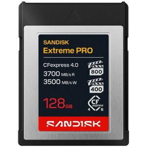 SANDISK CFexpress PCIe 4.0 Type-B 128GB SDCFEB-128G-GH4NN �V���o�[/�u���b�N