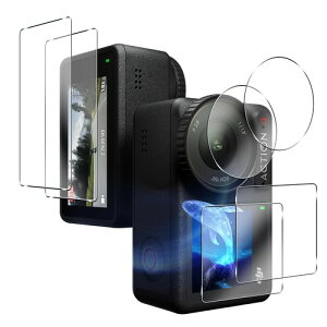 �ywnunbg 2���Z�b�g/6���Z�b�g�z 2��/4�� �y���{���Ɏq�f�ލ̗p �d�x9H ��U�h�~ �z �y2+2���Z�b�g�z �Ή� Insta360 Luna Ultra �K���X�t�B���� �����Y�t�B���� Pro �C���X�^360 DJI Osmo Action 360/360 II C1
