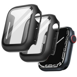JETech / 6/5/4 40mm�p/42mm�p/45mm�p �P�[�X �t���ی�t�B�����t�� �u���b�N Apple Watch SE 3/2/1 Series 9/8/7 11/10