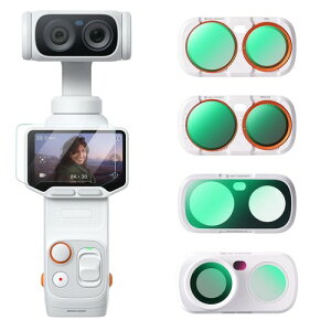 KF CONCEPT Insta360 Luna Ultra �z���C�g�Ή� �����Y�t�B���^�[ 3�_�Z�b�g/4�_�Z�b�g