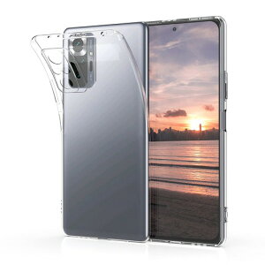 kwmobile Xiaomi Redmi Note 10 Pro�Ή� �P�[�X - �N���A TPU�P�[�X �X���� �ی� �ϏՌ� ����