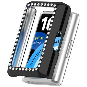 HVUYAL �P�[�X Huawei Band 11pro �Ή� �ی�P�[�X PC�� �ϏՌ� ���^ �y�� �w��h�~(�u���b�N)