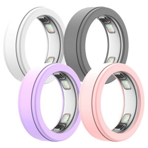 For Oura Ring 5 S�� ��p �ی�P�[�X HUKWIMO �y�� �ϏՌ� �Ռ��z�� �w��t���h�~ �h�o �ȒP���� (�z���C�g+�O���[+���C���b�N�p�[�v��+�s���N)