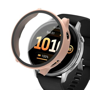 TOORQR For GARMIN Venu 2�Ή�/4�Ή� �P�[�X �K�[�~��Venu 45mm �g�E�H�b�`�P�[�X �����K���X ��̌^ �ϏՌ� PC�f�ޒ����^ ���h�~ �S�ʕی� �w��h�~ ��U�h�~ �����x �����ߗ� �s���N