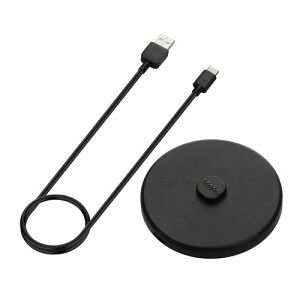 kwmobile Sony LinkBuds Speaker�Ή� �[�d�� - �N���[�h�� �X�s�[�J�[ �~�j�X�s�[�J�[ �[�d�P�[�u�� ���F �u���b�N