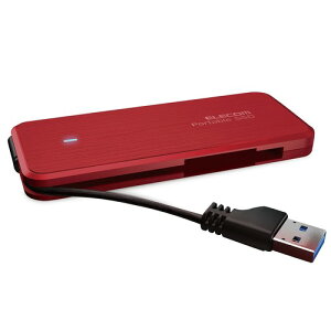 �G���R�� �|�[�^�u��SSD 250GB/480GB/500GB/960GB USB3.2 Gen1 PS5/PS4 ���[�J�[����m�F�� �P�[�u�����[ �f�[�^�����T�[�r�XLite�t �z���C�g / �u���b�N / ���b�h �Ή� ESD-EC0480GBKR ESD-EC0480GRDR 1TB