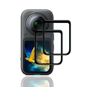 �Ή� Insta360 �ی�t�B���� �C���X�^360 �t�B���� �L�Y�h�~ �Ռ��z�� �S�ʕی� �w�� ����h�~ �C�A�[�� X6 Luna Ultra �K���X�t�B���� 2�� �����Y�ی�t�B���� �d�x9H
