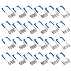 PATIKIL 24個 36x15mm ダウンライトスプリングクリップ 発光ダイオード 埋め込み型照明アクセサリー 固定クランプ ブルー
