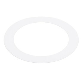 PATIKIL 5.91インチ内径8.07インチ外径 レセスドライト用ゴーフリング パティオ壁用 ホワイトゴーフメタルトリムリング照明器具