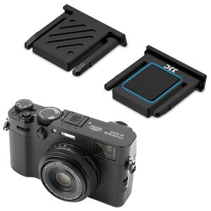 JJC �z�b�g�V���[�J�o�[ �x�m�t�C���� X100VI X100V X-T30 III X-T50 X-T5 X-E5 X-M5 X-Pro3�Ή� �V���o�[ / �u���b�N
