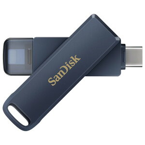 SANDISK �T���f�B�X�N 64GB/128GB iPhone�p�d�b�h���C�u - USB-C��Lightning�Ή� iPhone iPad Mac USB-C�f�o�C�X�ɑΉ� iPhone�F�؍ς� ���^���b�N�u���[�d�グ SDIXD0N-064G-GN6NN USB-C��Lightning�p SDIXD0N-128G-GN6N