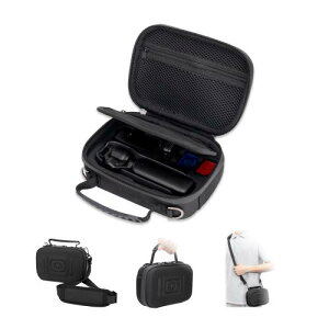 JJC DJI Osmo pocket 3 �J�����P�[�X �J�����|�[�` �ϏՌ� �������H Micro SD�J�[�h�P�[�X *2�� �X�g���b�v�t�� �I�X���|�P�b�g3 �J�����o�b�O �������[�� 2way ��|�� �V�����_�[�o�b�O �A�N�V�����J