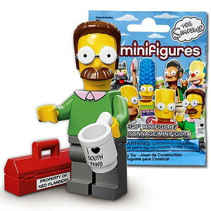 ���S�iLEGO�j �~�j�t�B�M���A �U�E�V���v�\���Y �V���[�Y1 �l�b�h�E�t�����_�[�X�bLEGO Minifigures The Simpsons Series1 Ned Flanders �y71005-7�z