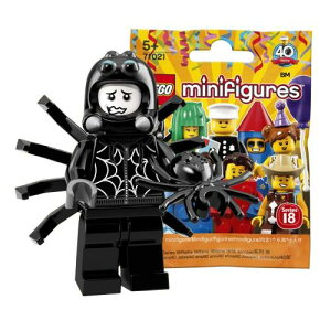 ���S(LEGO) �~�j�t�B�M���A�V���[�Y 18 �X�p�C�_�[�{�[�C���J���b LEGO Collectable Minifigures Series 18 Spider Suit Boy 71021-9