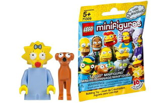 ���S(LEGO) �~�j�t�B�M���A �U�E�V���v�\���Y �V���[�Y2 �}�M�[�ƃT���^�Y�E���g���E�w���p�[�bLEGO Minifigures The Simpsons Series2 Maggie and Santa?s Little Helper �y71009-4�z