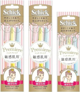 Schick(�V�b�N) �v���~�A �q�����p L�f�B�X�|(3�{��×2��) �܂�p L�f�B�X�|(3�{��×1��) �}�C�N���K�[�h�t �g���̂� �����p �J�~�\�� �t�F�C�X �� �� ���C�N �܂Ƃߔ���