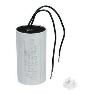 PATIKIL CBB60 6uF/7uF/8uF/9uF/15uF/20uF/25uF/30uF/40uF/45uF/50uF/60uF �����j���O�R���f���T AC 450V 2���� 50/60Hz �V�����_�[ �E�H�[�^�[�|���v ����@���[�^�[�X�^�[�g�p 1�Z�b�g 70 40mm 90 48mm 69