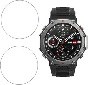 HKKAIS Amazfit �ی�J�o�[ �y2���Z�b�g�z ���{���Ɏq�̗pAmazfit 3�p �P�[�X �ی� �K���X�t�B���� �t�� GARMIN Forerunner 165/165 Music ���{���Ɏq�̗pGARMIN Music�p T-Rex