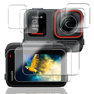 2+2+2���Z�b�g �Ή� Insta360 Ace Pro �K���X�t�B���� 4�� + �����Y�ی�t�B���� 2�� �d�x9H �Ή� �C���X�^360 ace pro �t�B���� �ی�t�B���� �����K���X �L�Y�h�~ �ϏՌ�