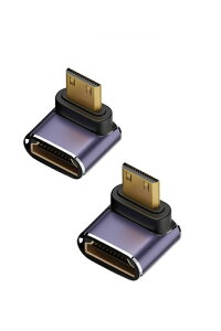YFFSFDC HDMI L�^�ϊ��A�_�v�^ �I�X-���X Mini HDMI�����A�_�v�^ 8K�Ή� 2�Z�b�g/4�Z�b�g ������A������ / ����� / ������A������ 2�Z�b�g / ������ to